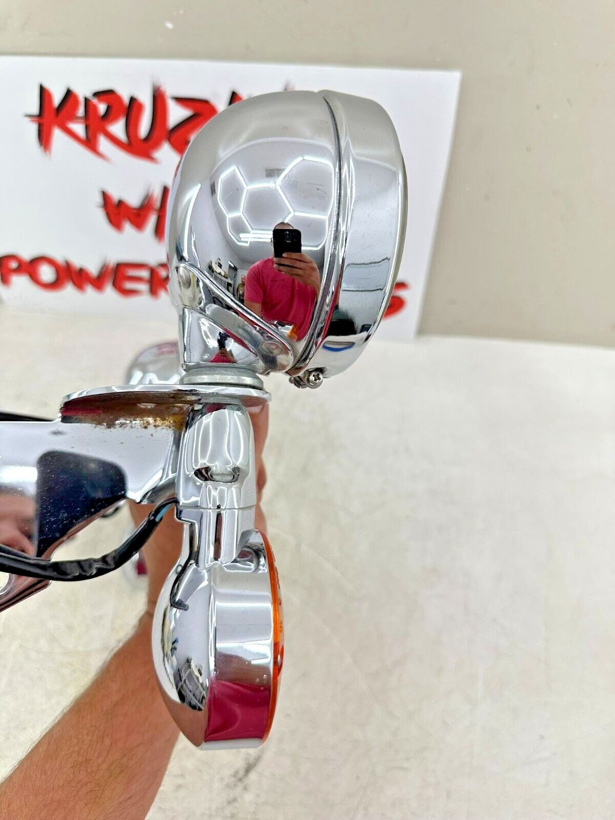 2003 HARLEY ELECTRA GLIDE classic Chrome Fog Highway Turn Signal Light Bar