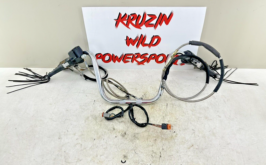 2002 HARLEY DYNA LOW RIDER Mini Apes Handlebars Hidden Wires Throttle + Clutch
