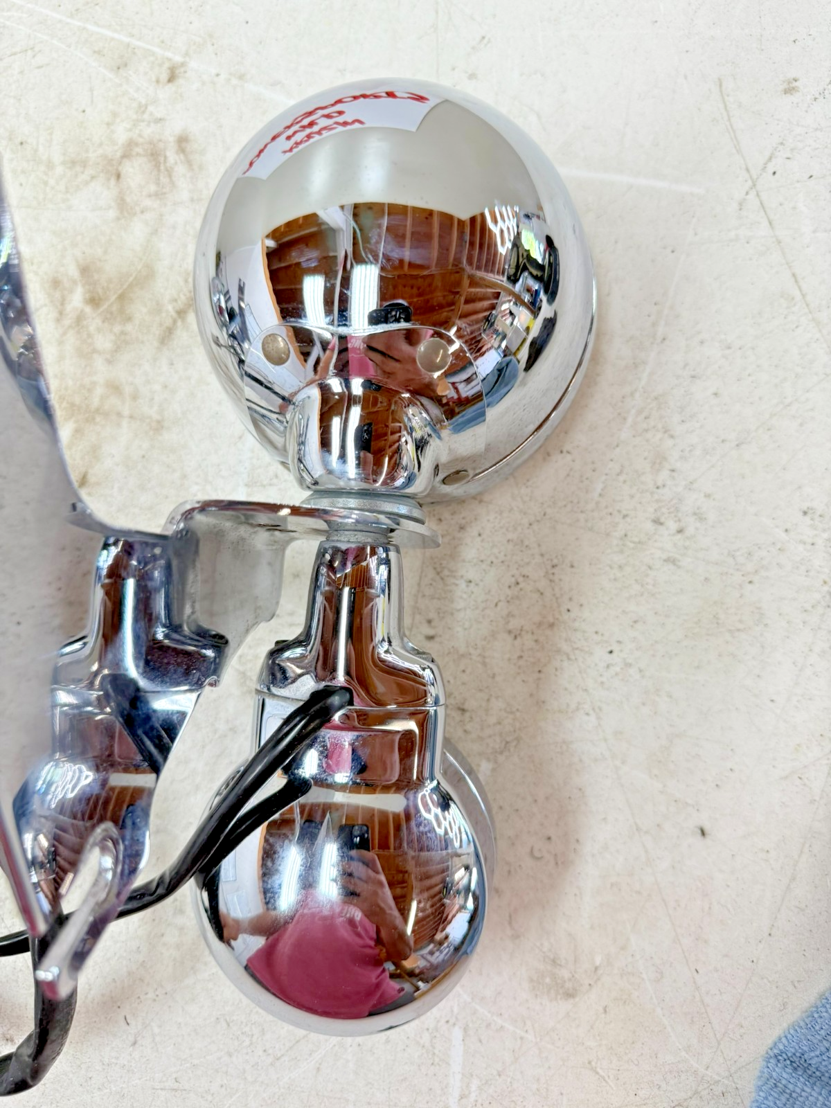 1998 HARLEY FLH ROADKING Highway Fog Spot Lamp Turn Signal Light Bar Chrome