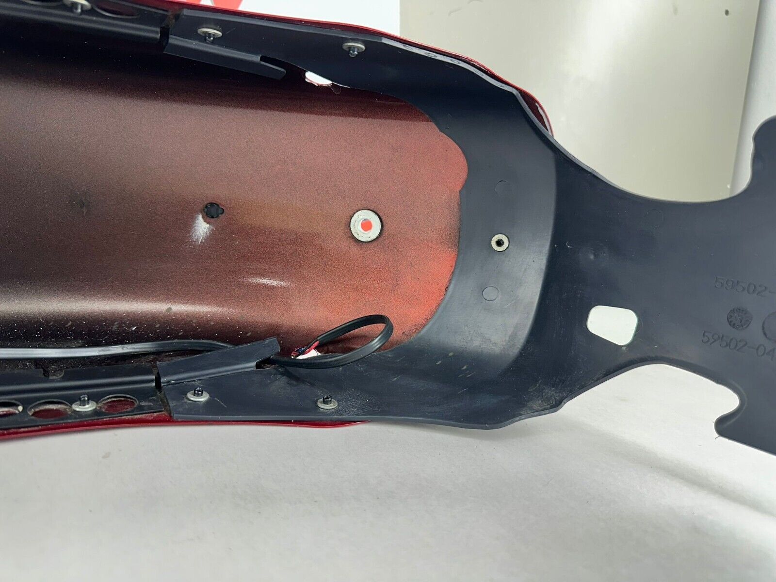 2012 HARLEY SPORTSTER CUSTOM Rear Fender With Brake Light 4K Miles