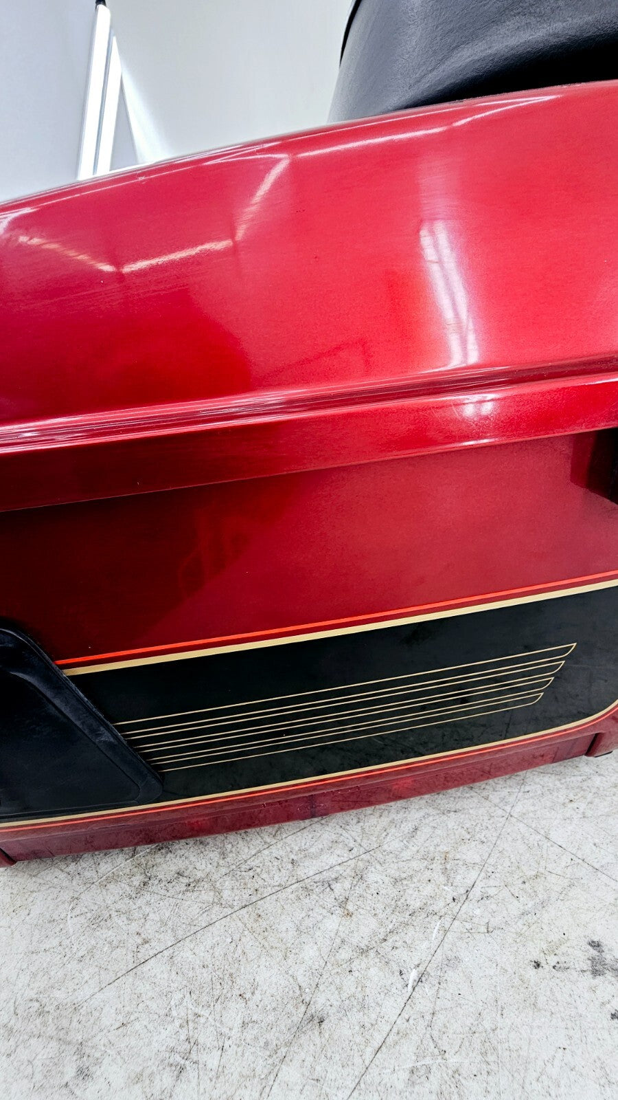 1998 HARLEY FLH ELECTRA GLIDE King Tour Pac Pack Trunk Top Box w/ Speakers Lid