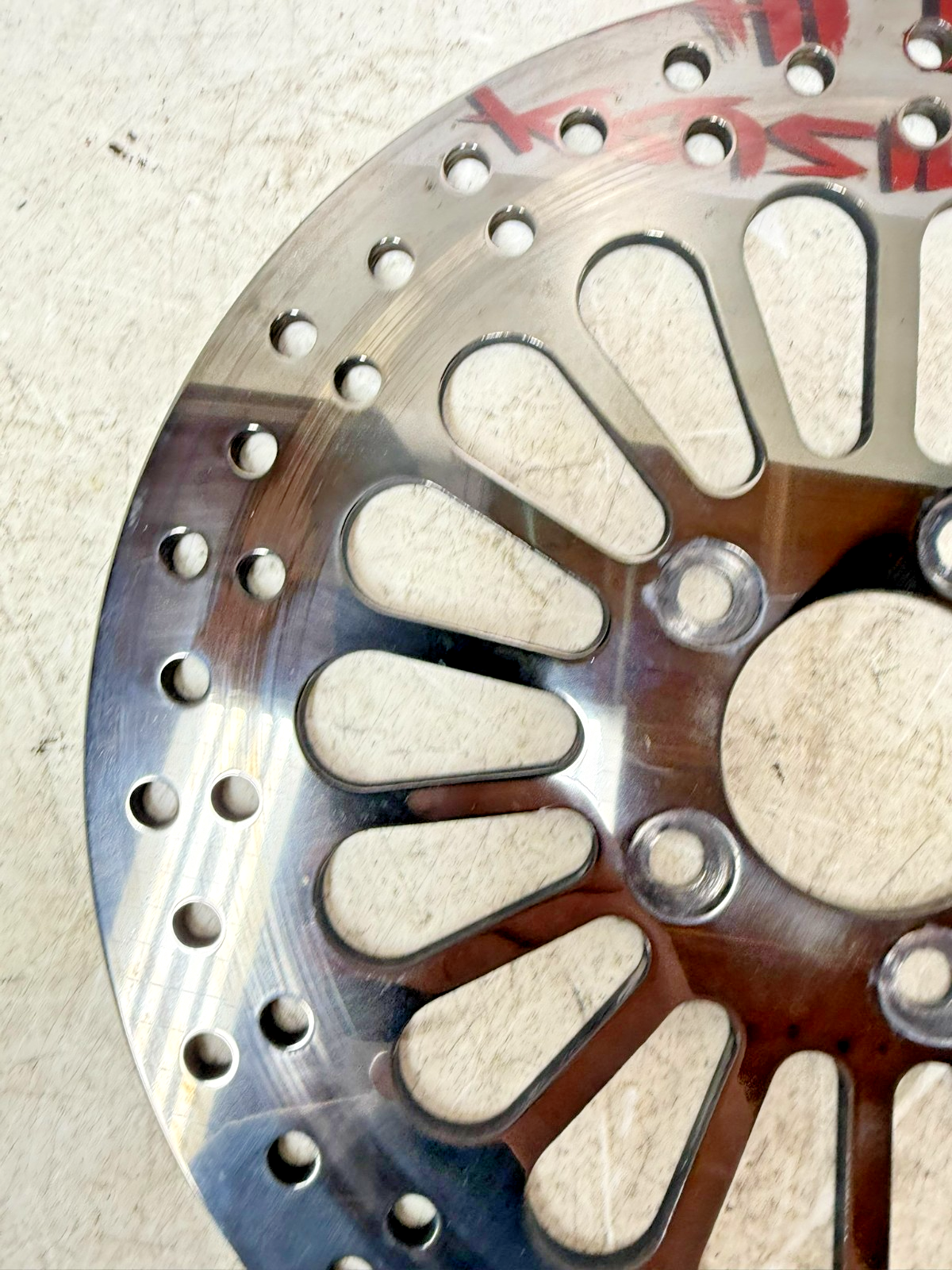 1997 HARLEY DAVIDSON SOFTAIL Front Brake Disc Rotor 11.5in OEM Chrome