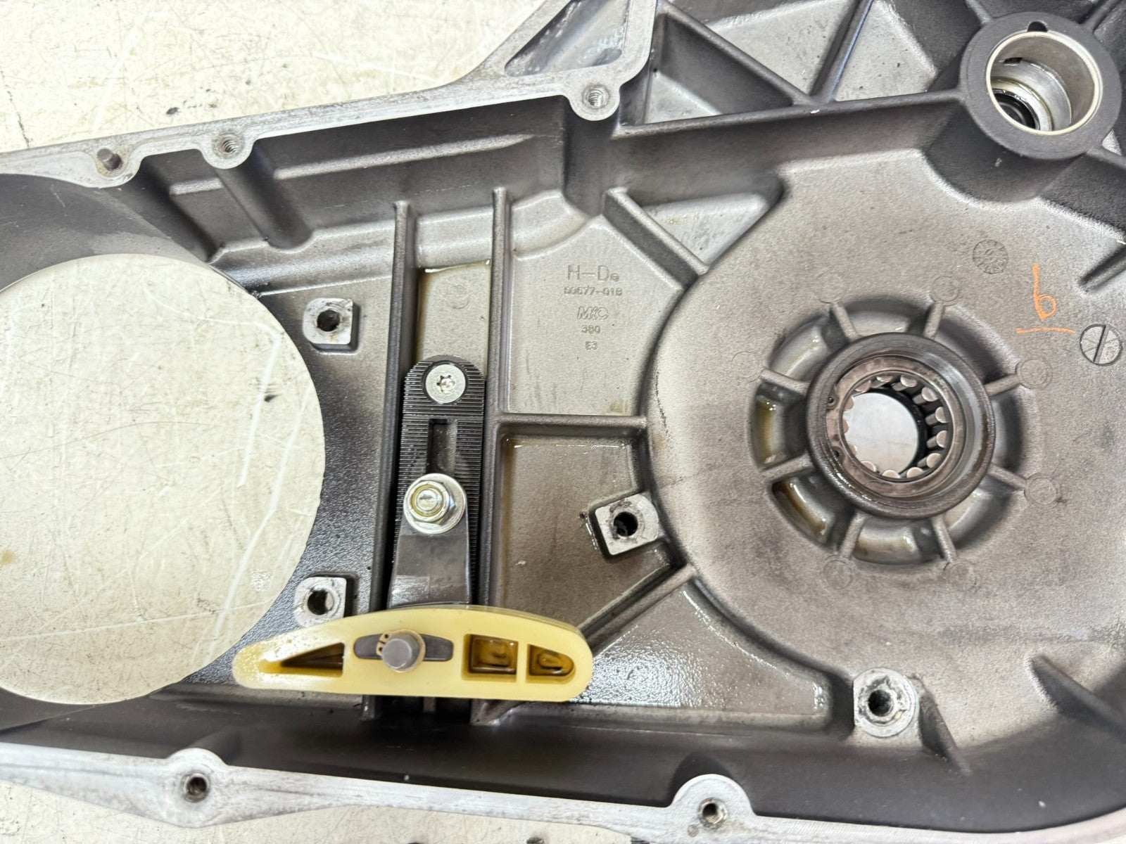 2003 HARLEY ELECTRA GLIDE Inner Primary Clutch Backing Plate Housing Case