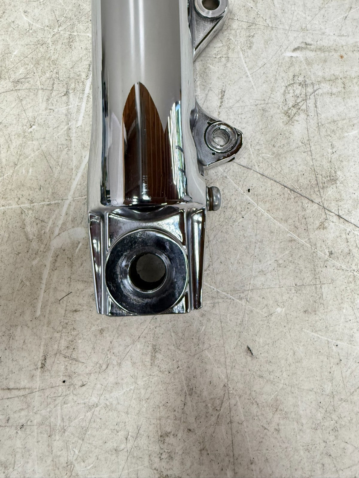 1997 HARLEY DAVIDSON SOFTAIL 41mm Left Chrome Fork Leg Tube Lower Slider