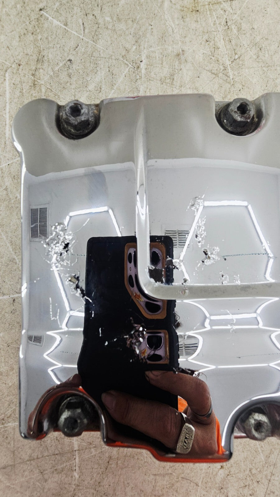 2000 HARLEY FLH ROADKING Chrome Cylinder Head Rocker Boxes 17593-99