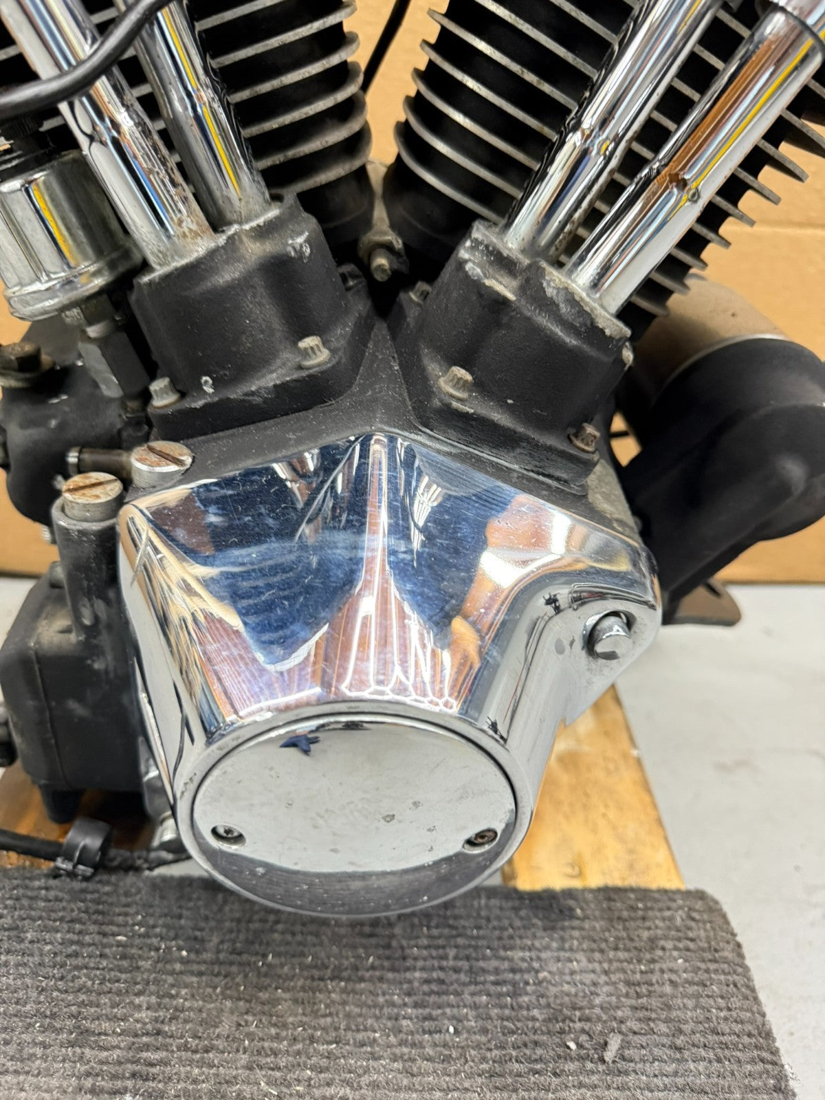 1995 HARLEY FLH ELECTRA GLIDE 1340 EVO Evolution Engine Motor 42k EFI SEE VIDEO