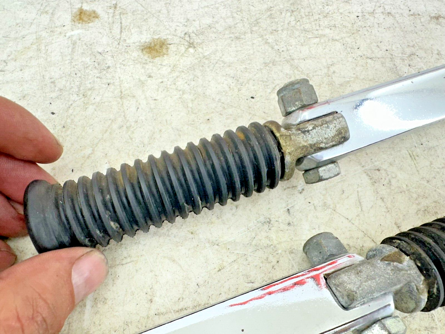 1997 HARLEY DYNA Highway Forward Foot Pegs + MTG Hardware OEM HD