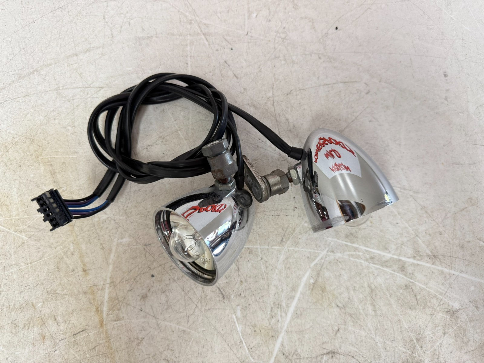 2003 Harley Davidson Sportster OEM Front Left & Right Turn Signals Indicators