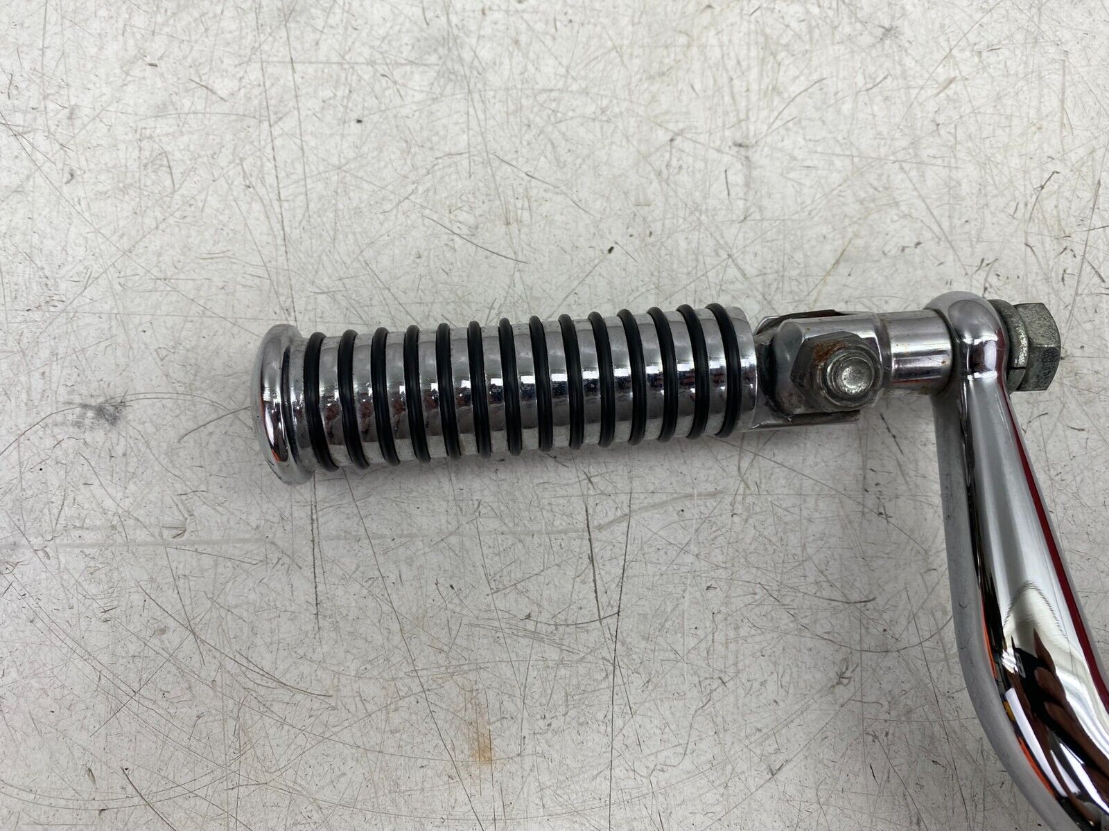 2001 Harley Davidson Sportster Highway Peg & Mounting Bracket Chrome