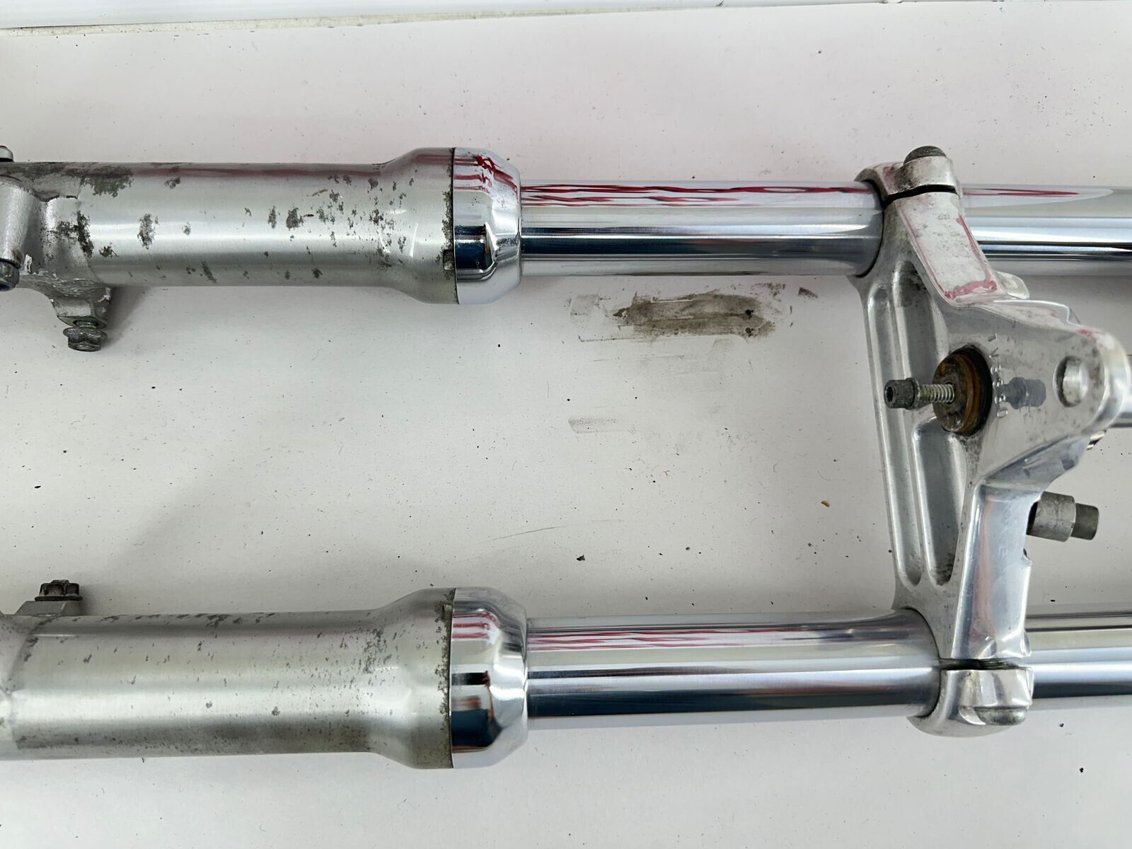 2003 Harley Davidson Sportster Forks Triple Clamp Narrow Glide Front End w/ Axle