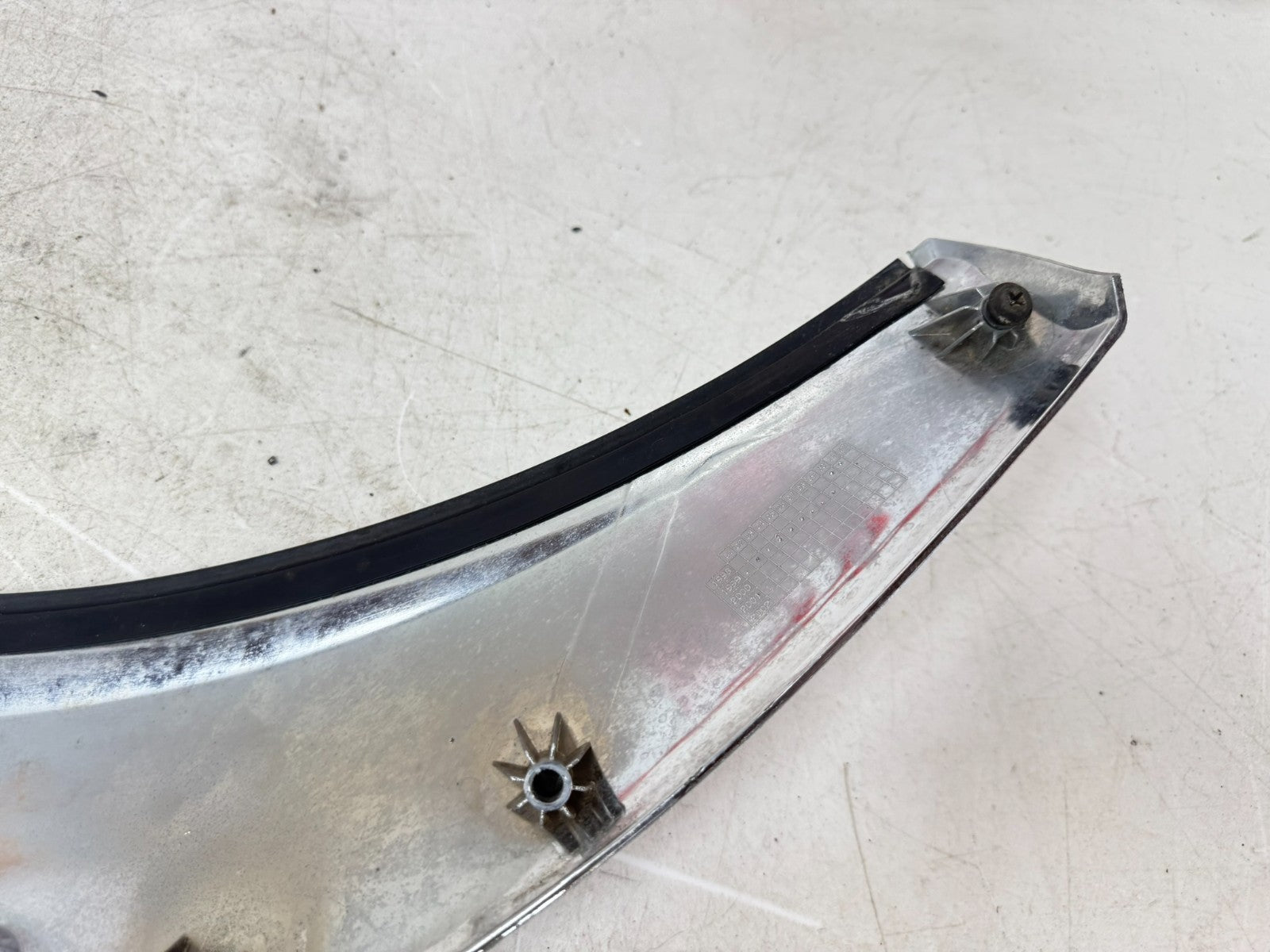 2001 HONDA VALKYRIE INTERSTATE Upper Fairing Windshield Trim Garnish Chrome