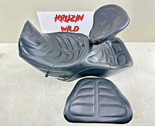 1993 HONDA GOLDWING GL1500 Corbin Seat w/ Driver + Passenger Backrest Pad