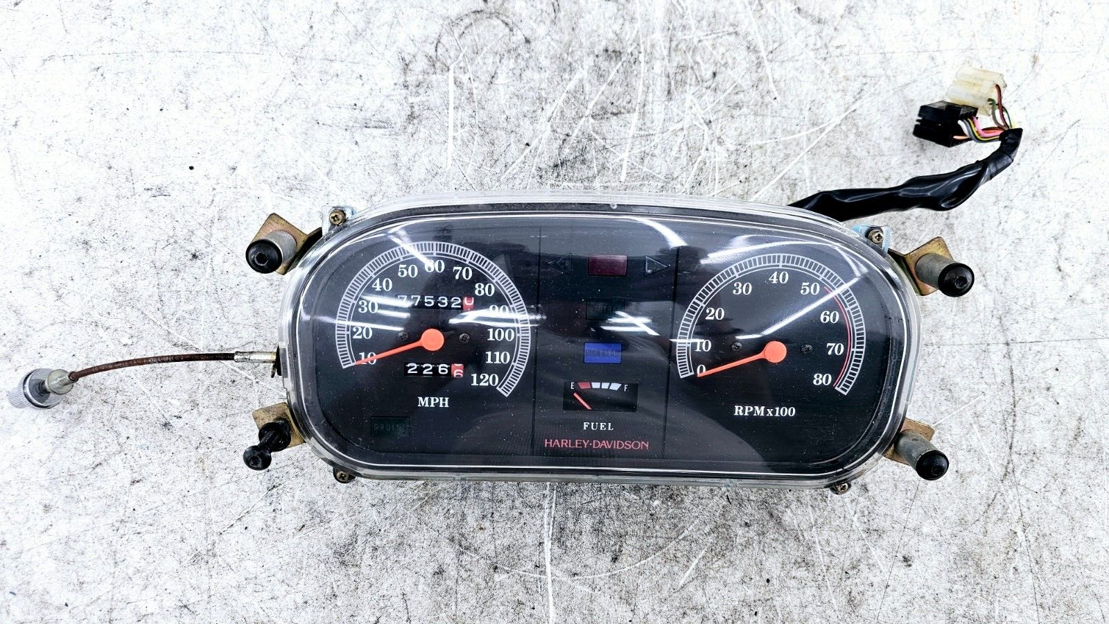 1994 HARLEY FLH ELECTRA GLIDE Speedometer Tachometer Instrument Cluster Gauge