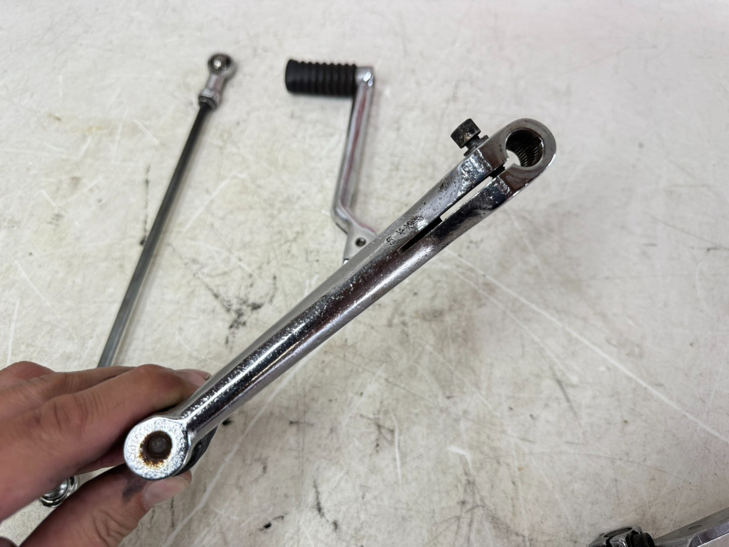 2003 HARLEY ELECTRA GLIDE OEM Heel Toe Shifter Shift Lever Linkage