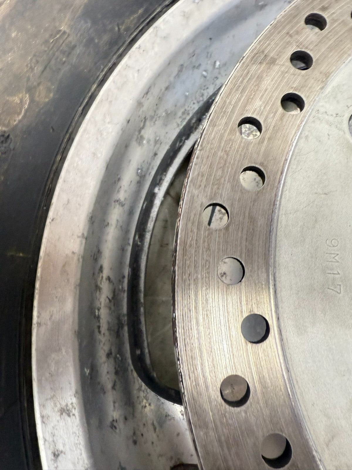 2001 HONDA VALKYRIE INTERSTATE OEM Rear Wheel Rim Tire 6 Spoke Mag