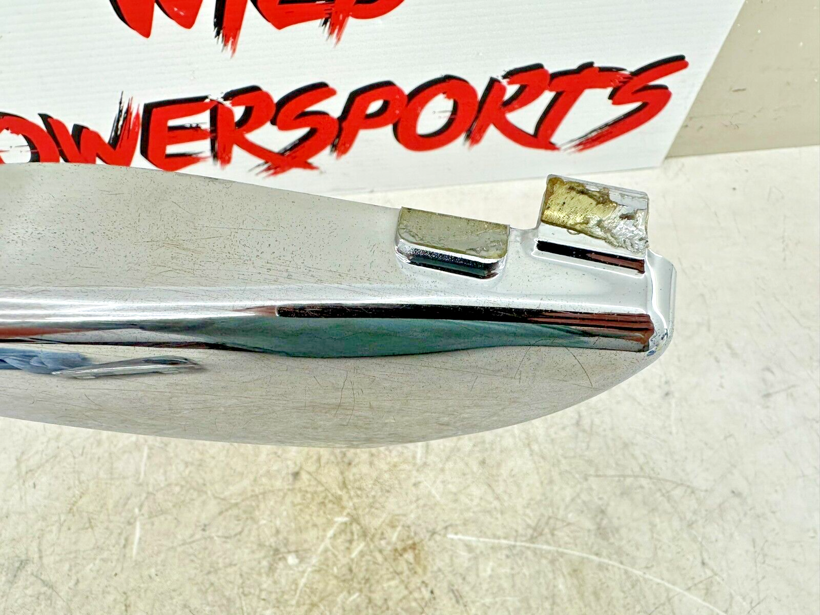 2003 Harley Davidson V Rod VRSCA Chrome Left Side Triangle Cover Panel
