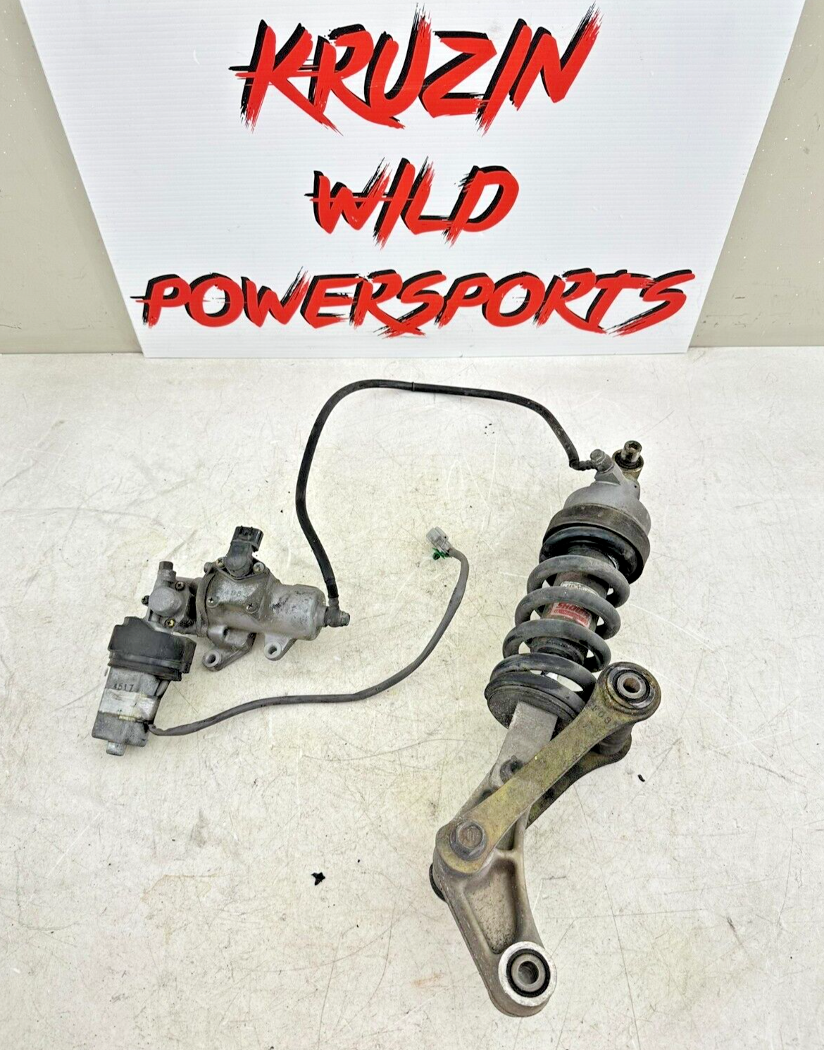 2004 Honda Goldwing GL1800 Rear Shock Suspension + Air Compressor