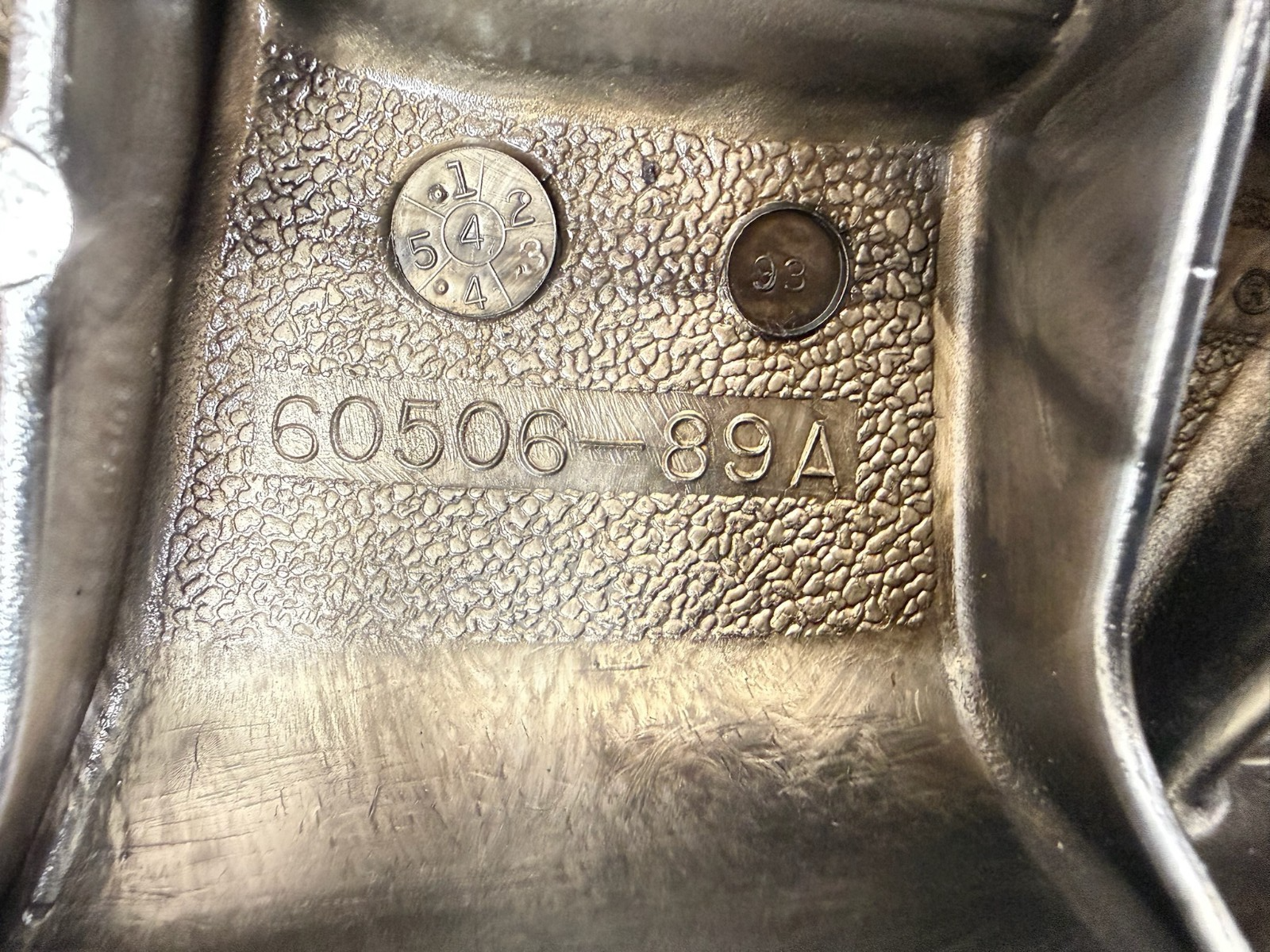 1993 HARLEY DYNA Wide Glide Outer Primary Clutch Chrome Flame Cover