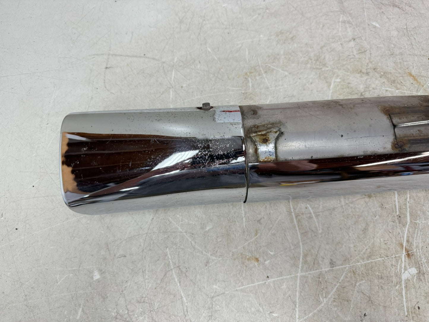 2002 Honda Goldwing GL1800 Left Exhaust Pipe Muffler Slip On Can Silencer