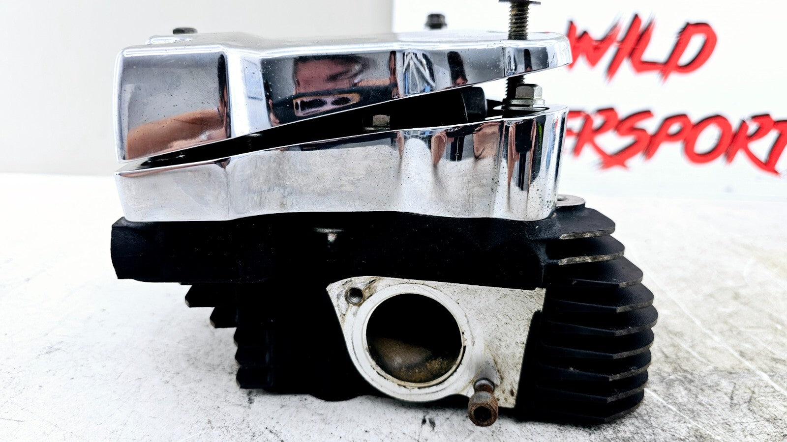 2002 HARLEY ELECTRA GLIDE Front Rear Cylinder Heads Rocker Boxes Good Shape!