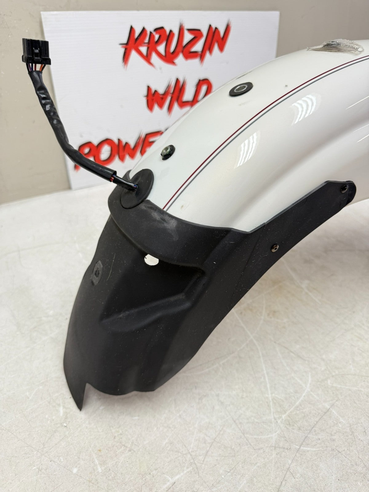 2003 Harley Davidson Sportster Rear Fender + Brake Light 100th Anniversary