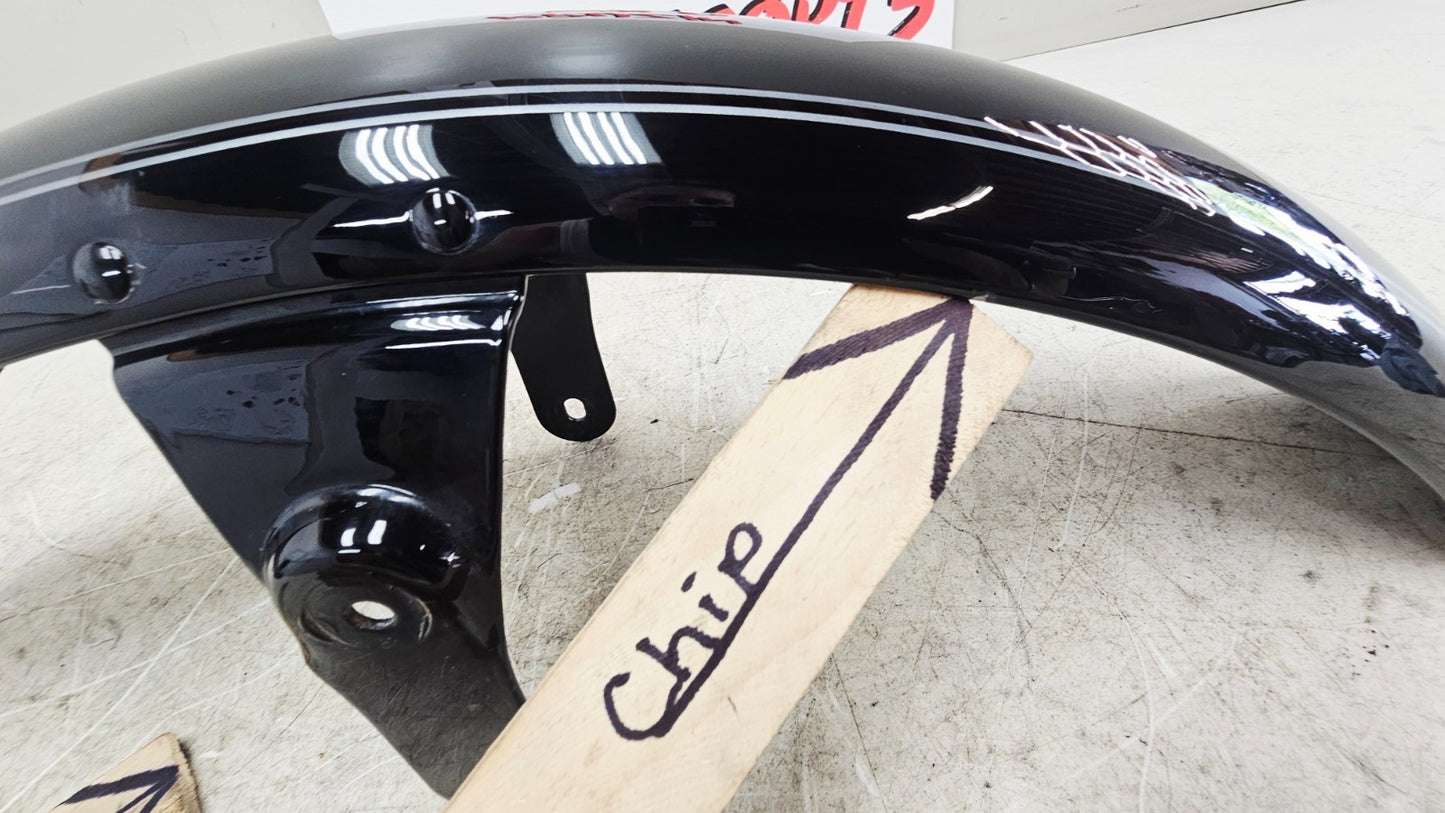 2000 HARLEY SOFTAIL DEUCE OEM HD Front Fender Black