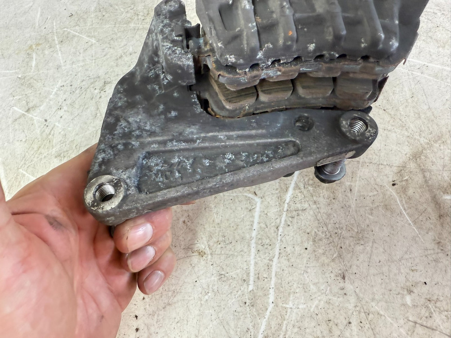 2002 Honda Goldwing GL1800 OEM Rear Brake Caliper + Mount Bracket