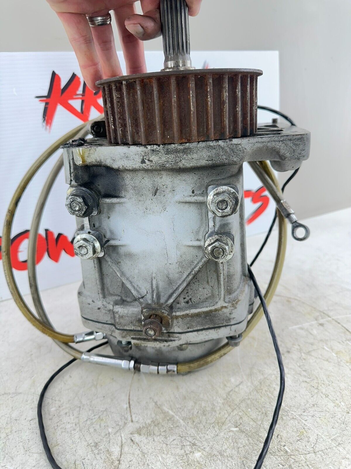 1999 HARLEY SOFTAIL OEM HD 5 Speed Transmission Gearbox + Cable
