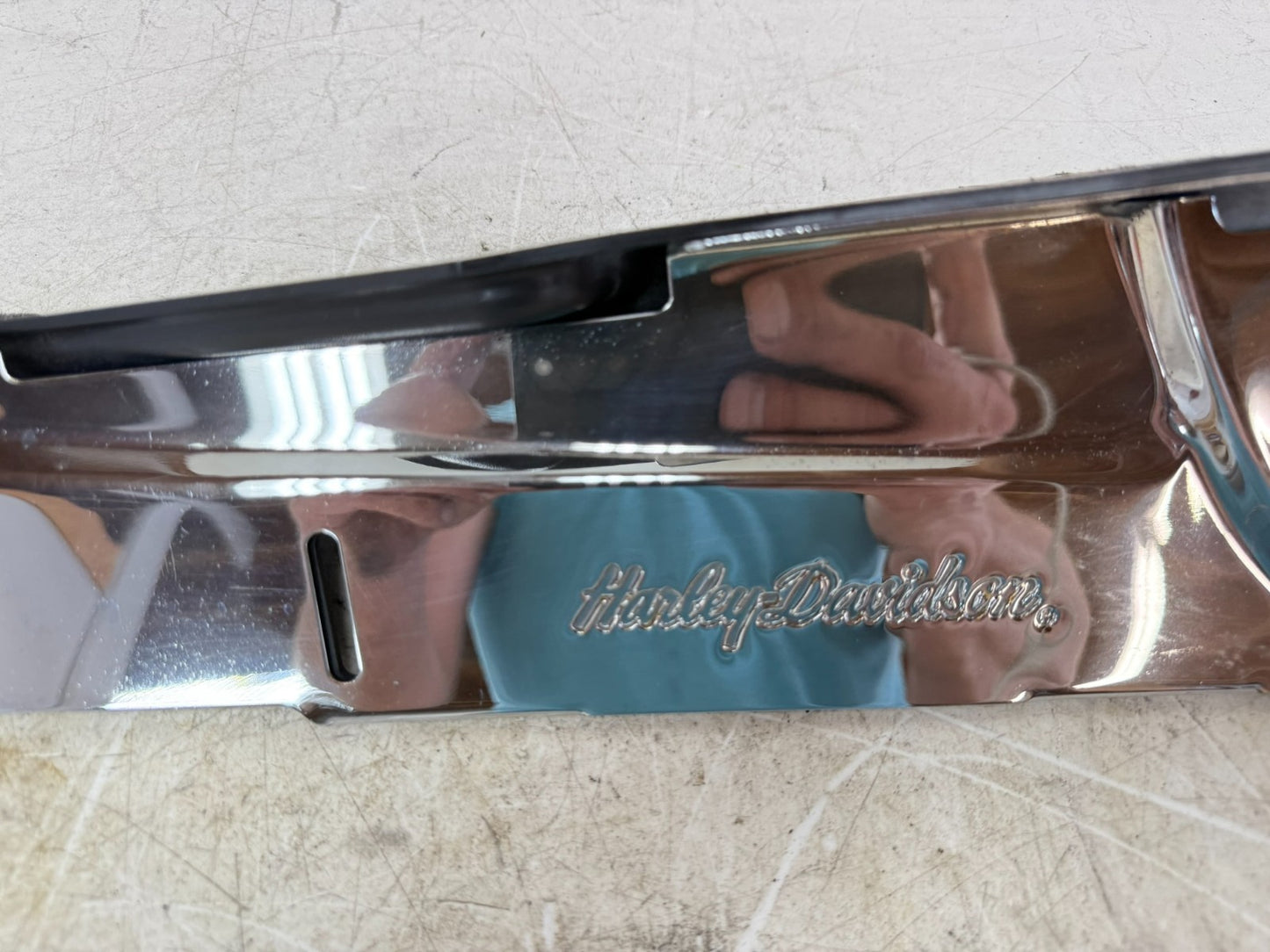 2003 HARLEY DYNA WIDE GLIDE Chrome Lower Belt Cover Guard