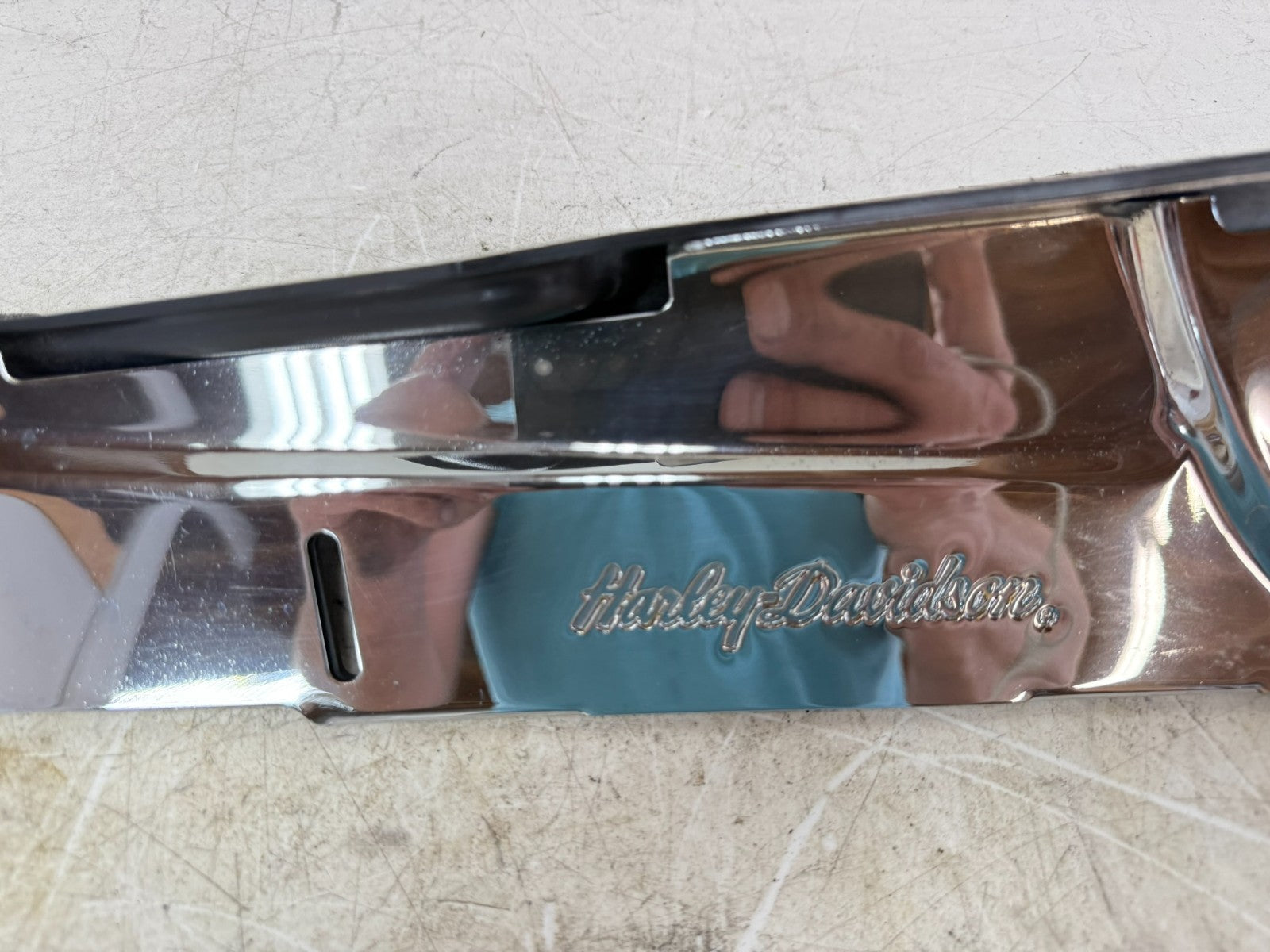 2003 HARLEY DYNA WIDE GLIDE Chrome Lower Belt Cover Guard