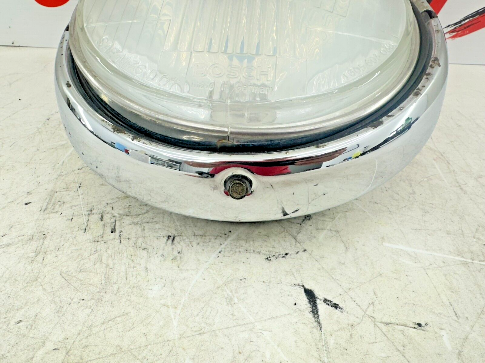 1999 HARLEY FLH ELECTRA GLIDE OEM HD Headlight + Bucket Mounting Bracket