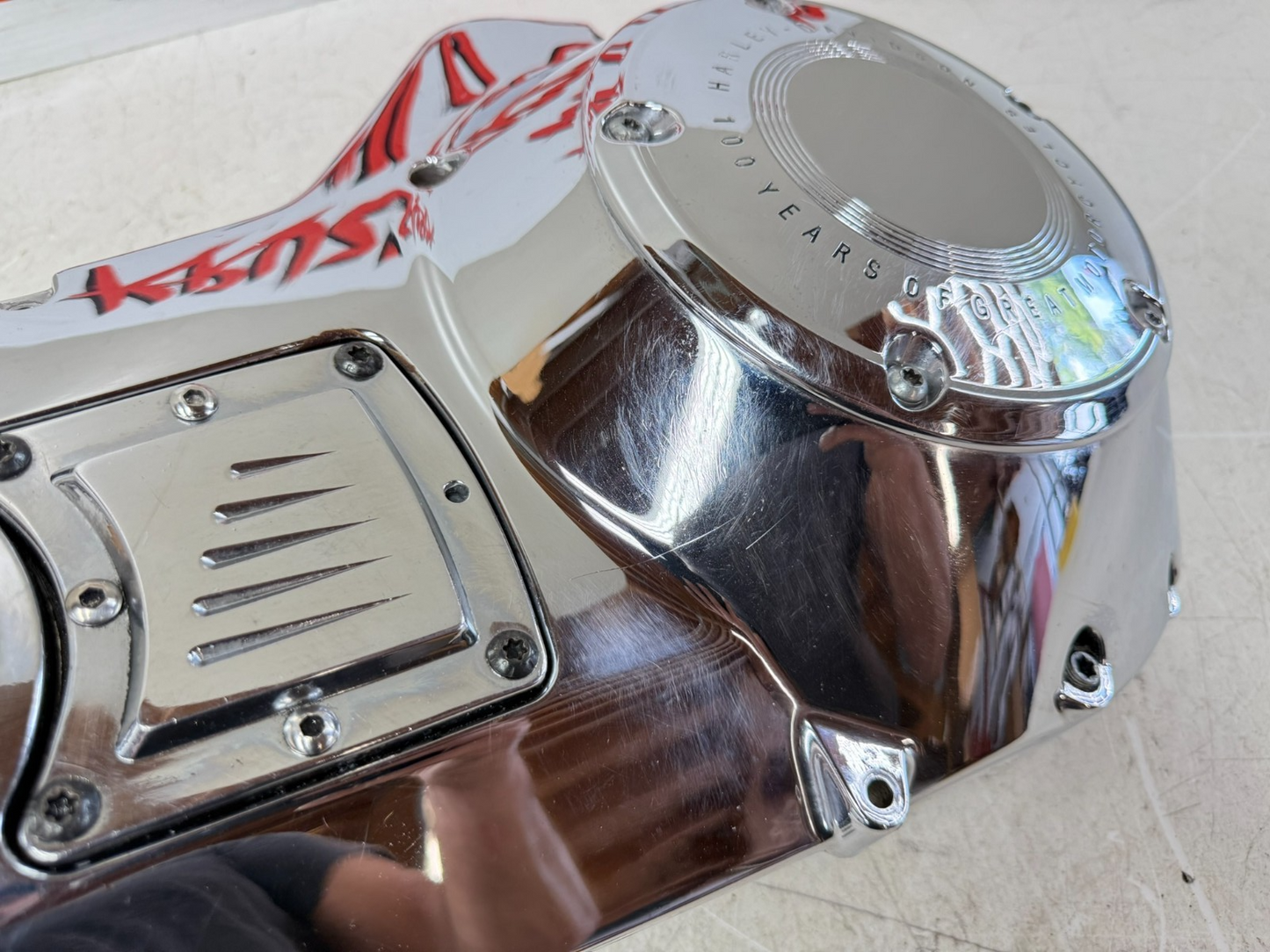 2003 HARLEY ELECTRA GLIDE Outer Primary Clutch Cover 100th Anniversary