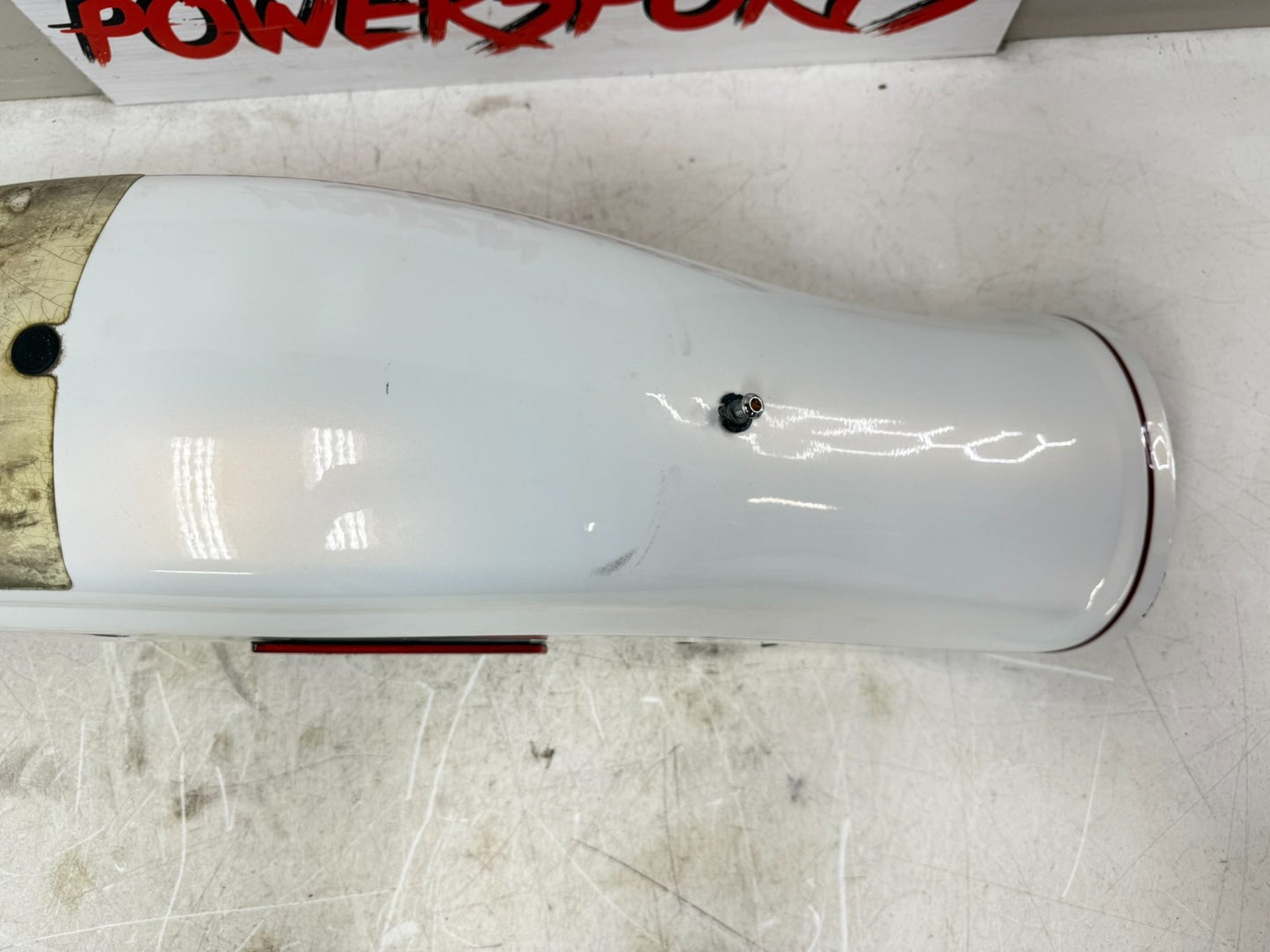 2003 HARLEY DYNA WIDE GLIDE Rear Fender Pearl White 100th Anniversary