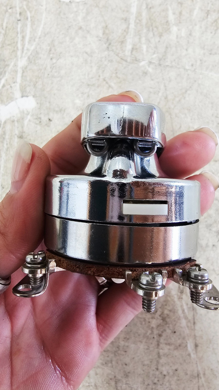 1993 HARLEY SOFTAIL Chrome Ignition Switch No Key Unlocked
