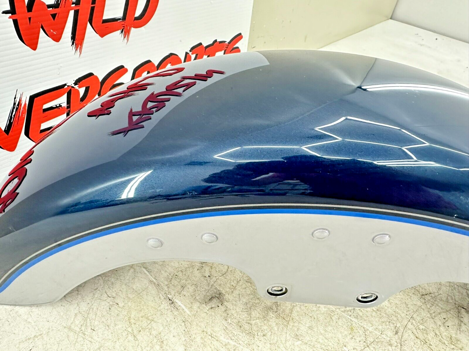 2002 HARLEY SOFTAIL Fatboy Front Fender OEM Paint