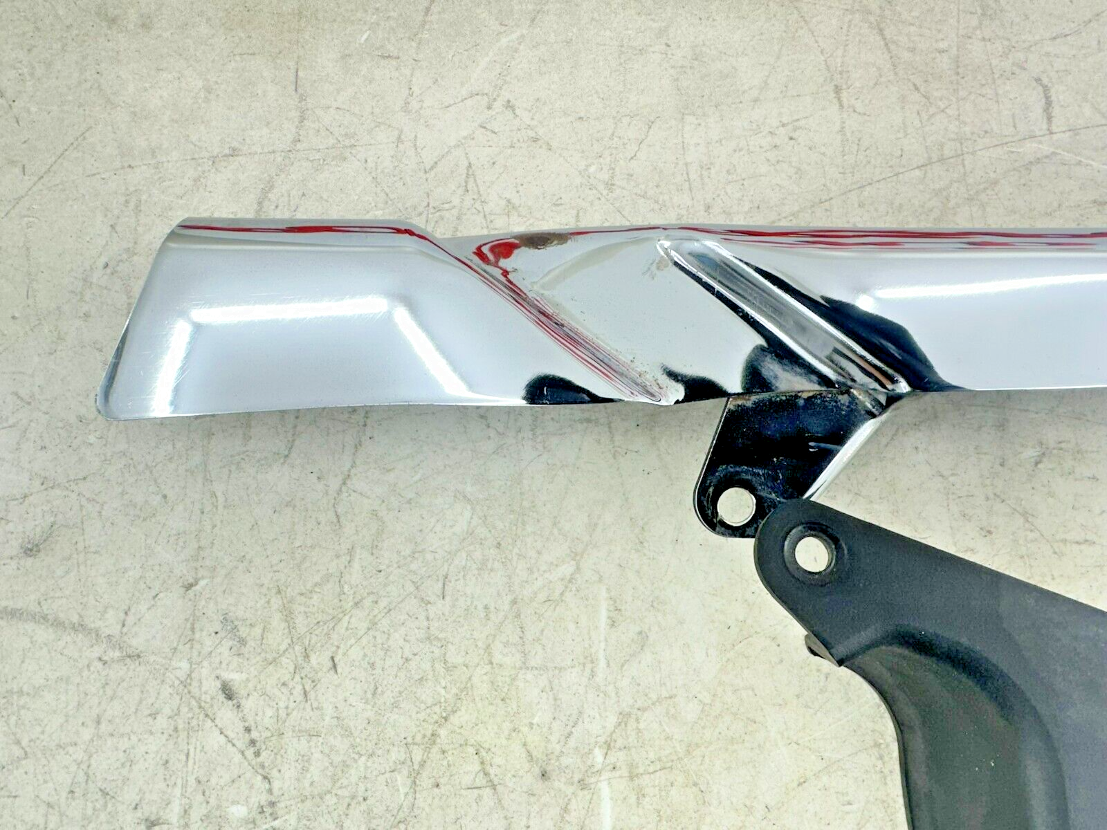 2001 HARLEY DAVIDSON SOFTAIL Chrome Upper Black Lower Belt Guard