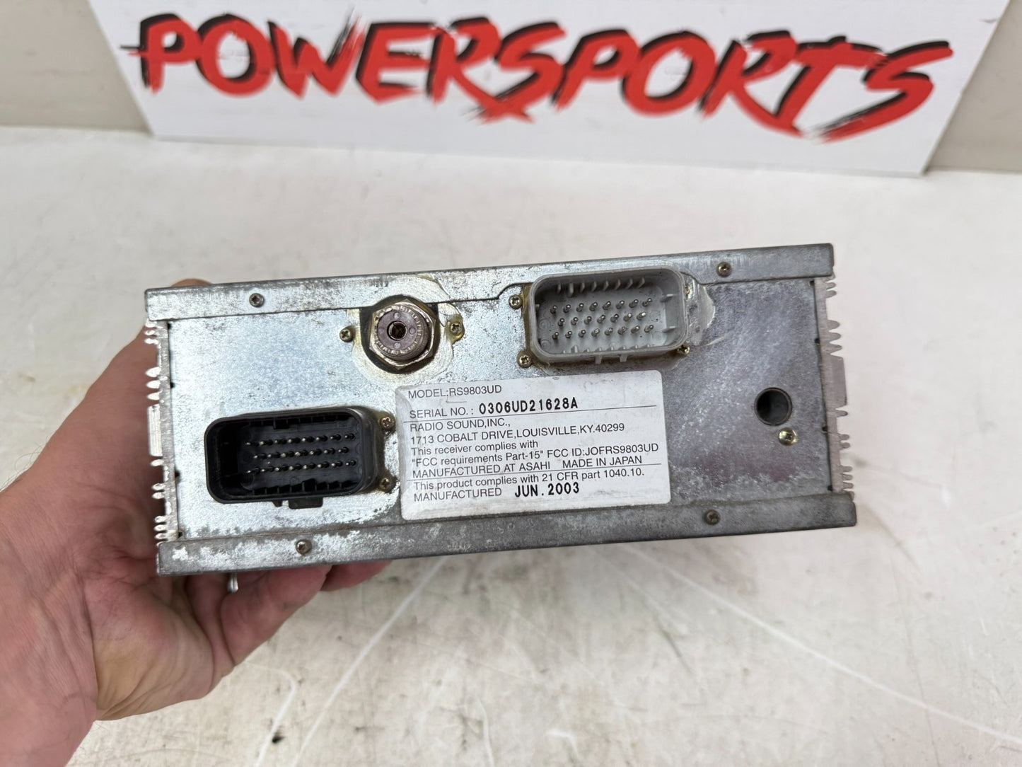 2003 HARLEY ELECTRA GLIDE CD-RADIO Head Unit 76146-03