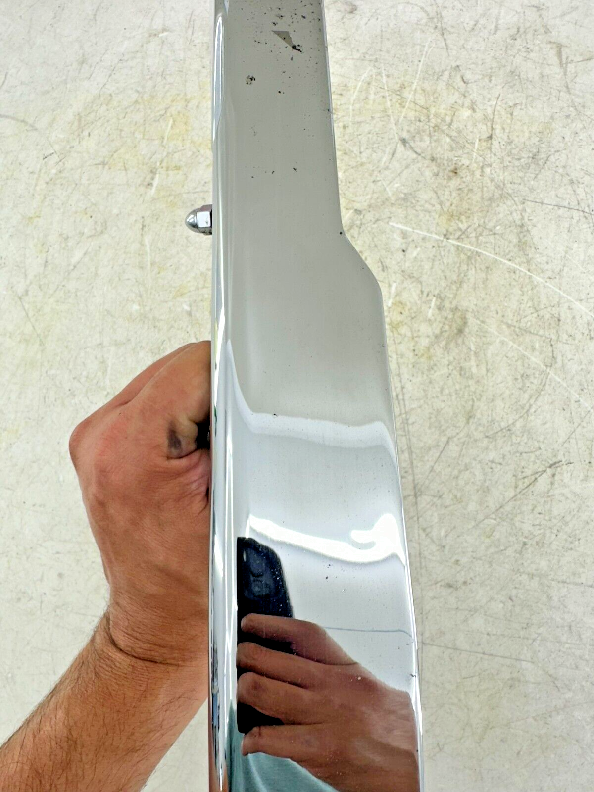 1999 HARLEY SOFTAIL Chrome Upper Belt Cover Guard