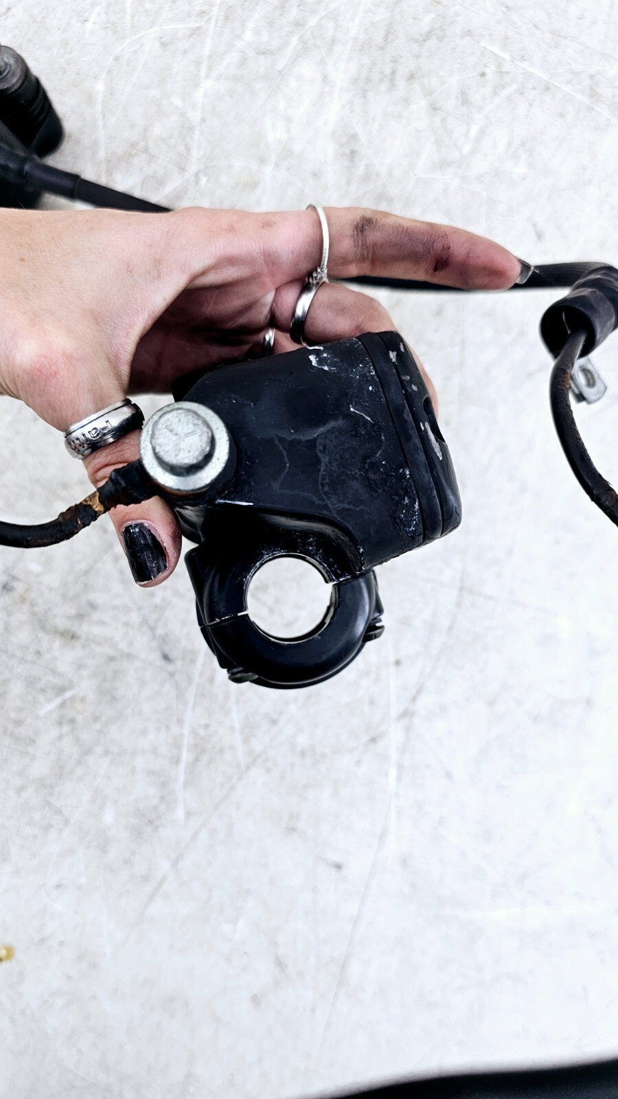 1999 HARLEY SOFTAIL Brake Master Cylinder Braided Hose Caliper