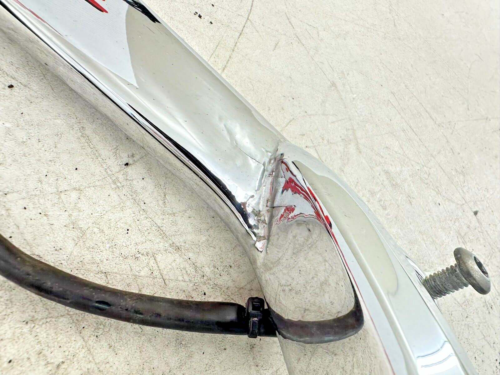 2007 Harley Electra Glide CVO Chrome Fog Highway Turnsignal Light Bar Track Line