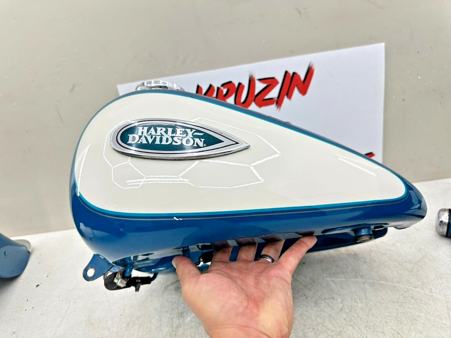 2001 HARLEY SOFTAIL FLTSTS Heritage Springer Front Rear Fender Gas Tank