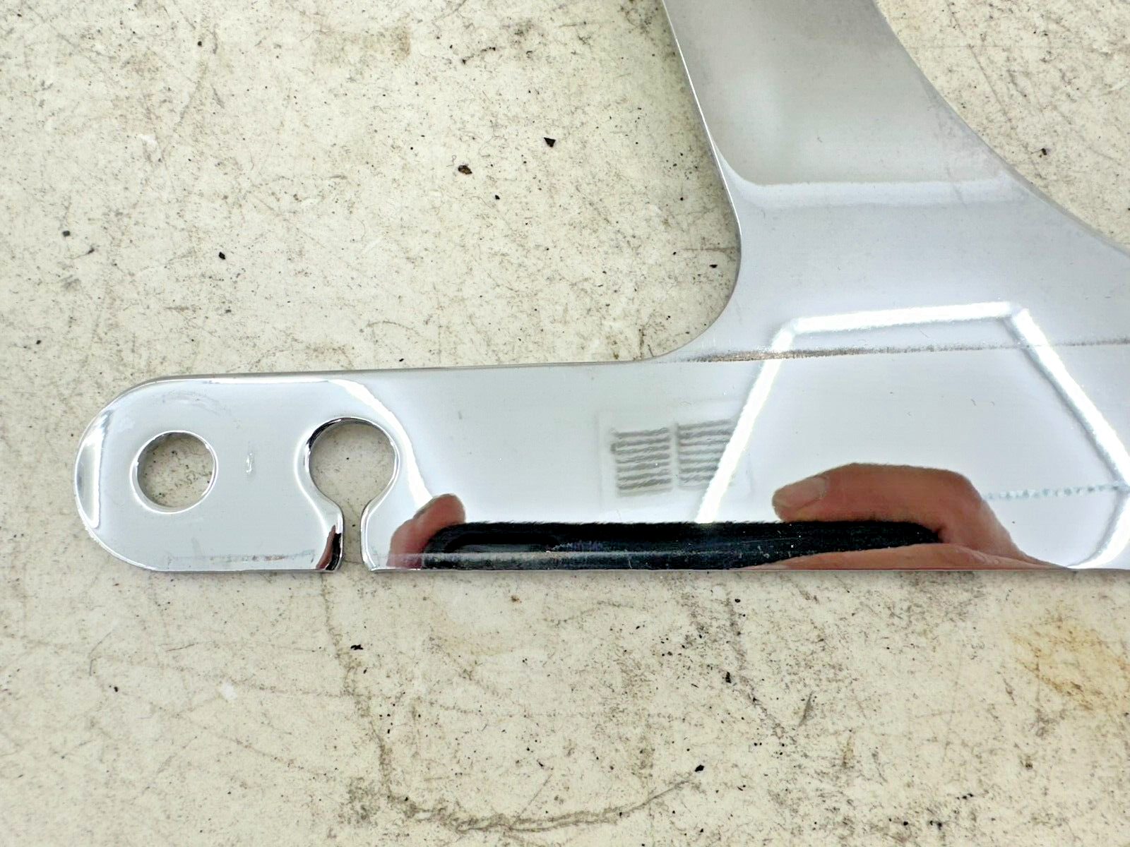 1997 HARLEY DYNA Chrome Sissybar Passenger Backrest W/ Luggage Rack