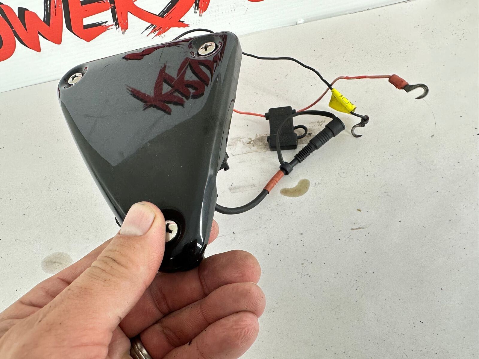 2003 Harley Davidson Sportster Black Left Side Cover Push On