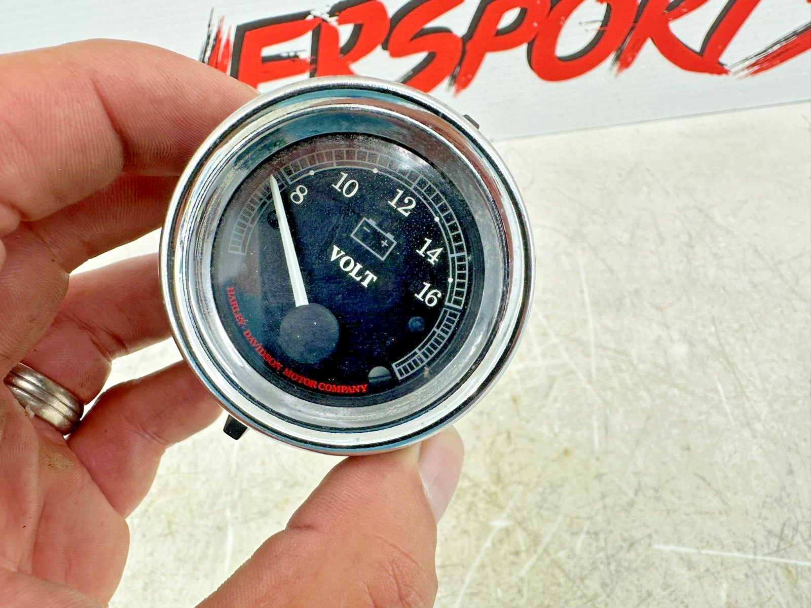 2003 HARLEY ELECTRA GLIDE classic Volt Battery Charging Gauge 74526-96C