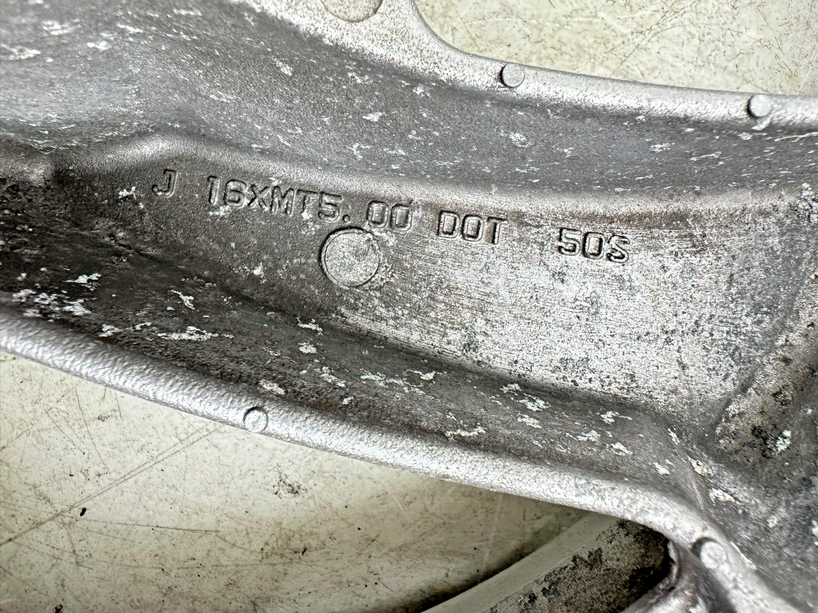 2004 Honda Goldwing GL1800 16" Rear Wheel Rim W/ Car Tire 195/55/16 + Rotor