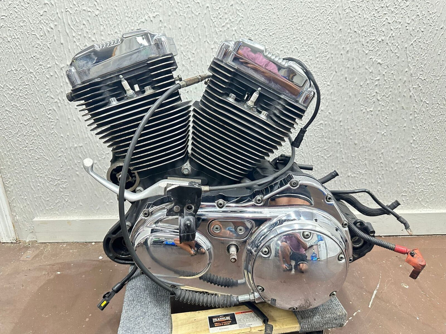 2007 HARLEY SPORTSTER CUSTOM 1200 Engine Motor Transmission 37K Video