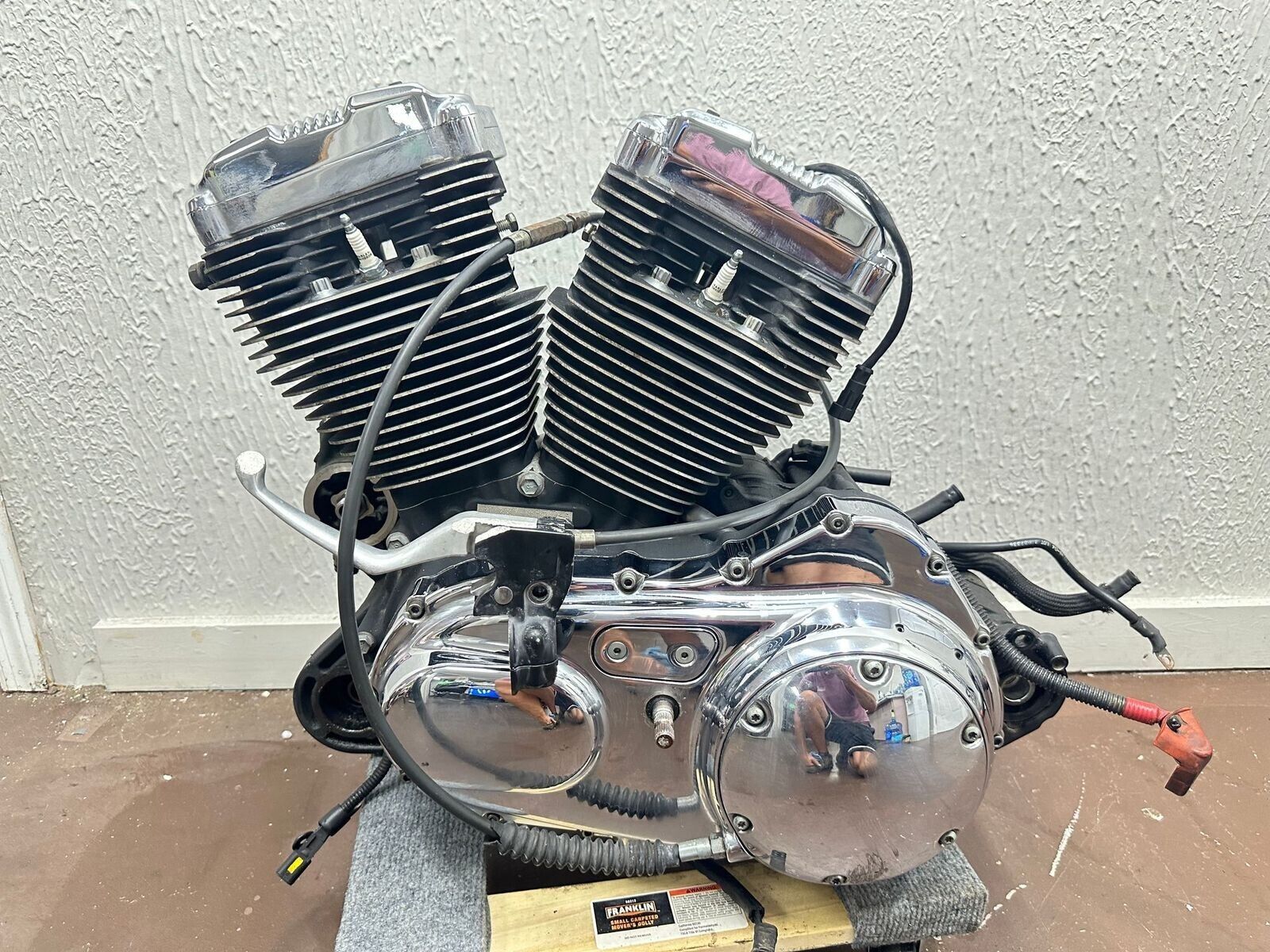 2007 HARLEY SPORTSTER CUSTOM 1200 Engine Motor Transmission 37K Video