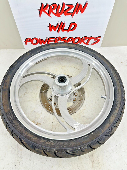 1999 HARLEY SOFTAIL 21" Front Wheel Rim Tire Mag 3 Spoke