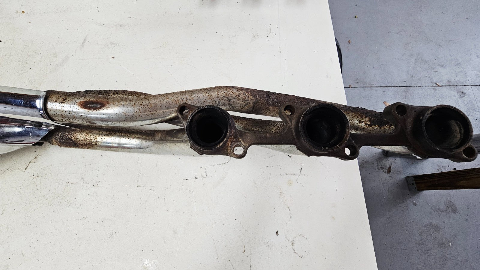 2000 HONDA VALKYRIE INTERSTATE Exhaust Header Muffler Pipe System Chrome