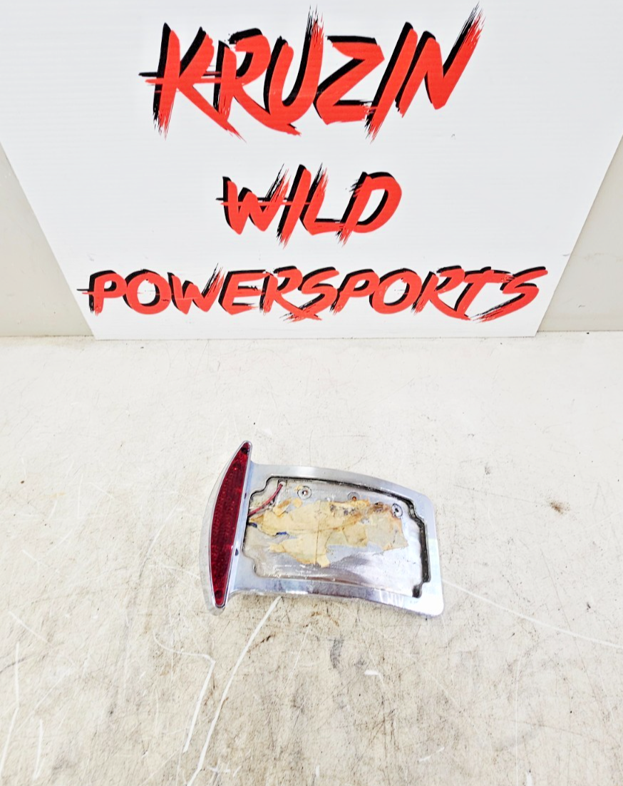 1996 HARLEY SOFTAIL Side Mount License Plate Tag Light Mount Bracket